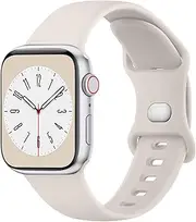 Silicone Bands for Apple Watch Bands 49mm 45mm 44mm 42mm 41mm 40mm 38mm, Soft Adjustable Comfortable Replacement Sport Strap Women Men for iWatch Ultra/iWatch Series 9/8/7/SE/6/5/4/3/2/1