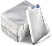 AIMALL 100/200x Mylar Food Vacuum Bags Pouch - Aluminum Foil Storage Bags, Heat Seal 5 Sizes, Term Preservation for Food Storage & Travel
