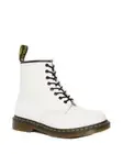 Dr. Martens Women Boots - 7 US EU 38 White Leather Combat Platform Ankle New