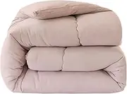 Soybean Fiber Quilt, Microfiber Quilted Fluffy Comforter, All Season Ultra-Soft Thick Warm Soybean Fiber Duvet Quilt, Quickly Heat Up, Breathable, Lightweight (C 200x230cm(8kg))