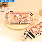 GeekShare Panda Toast Protective Case for Nintendo Switch/OLED Console & Joy Con