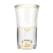 1pcs Shot Glasses 0.5oz Polystyrene with 24K Gold Leaf Flakes for Wine