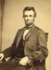 1864 Abraham Lincoln Portrait PHOTO Art, Civil War President, Gettysburg Address