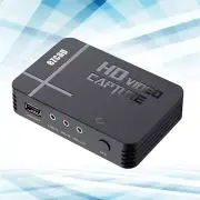 USB 2.0 Video Capture Card 1080P HD Game Screen Recorder Mic Line In Out New
