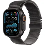 Apple Watch Ultra 2 49mm Black Titanium Case GPS + Cellular Milanese Loop [Medium]