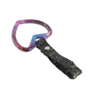 Car Accs JDM Heart Shape TSURIKAWA Galaxy Ring Black Clouds Nylon Handle Strap