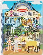 Melissa & Doug - Reusable Puffy Sticker Activity Book - Riding Club