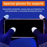 Gaming Finger Protectors, Sweatproof Sensitive Touch Screens Compatible Gloves