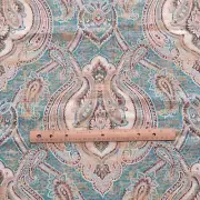 1.2 YD Baroque Home Decor Fabric Blue Brown Waverly