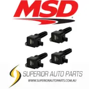 MSD Ignition Coil - Ford EcoBoost - 2.0L/2.3L L4 - Black - 4-Pack 825943