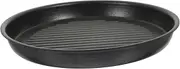 Cabilock Non Stick Deep Grill Pan for Outdoor Barbecue Aluminum Steak Cooking Pan Heavy Duty Kitchen Grill for Camping and Home Use for Family Parties and Gatherings