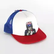 Vans Off The Wall Mens Patriot Uncle Sam Trucker Snapback Cap Hat Red White Blue
