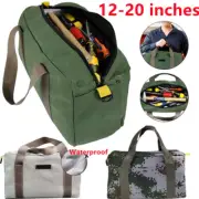 12-20inch Waterproof Tool Bag Storage Toolkit Hand Heavy Case Canvas Duty