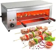 Commercial Salamander Broiler,2000W Electric Raclette Grill Cheese Melter with 50℃-300℃ Adjustable Temperature,Wall Mount or Countertop Countertop Steak Broiler,for Home & Commercial Use