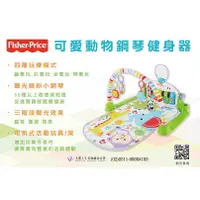 在飛比找蝦皮購物優惠-Fisher-Price 費雪 可愛動物鋼琴健身器