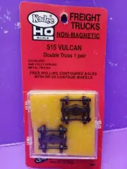 NOS Kadee Trucks - Vulcan Freight, Non Magnetic, Double Truss HO 515