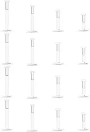 [Ovxznts] Clear Earrings for Sports Clear Piercing Jewelry 16g Clear Piercing Retainer for Lip/Medusa/Labret/Monroe/Tragus/Helix/Cartilage/Conch/Nose Plastic Piercings for Surgery Work
