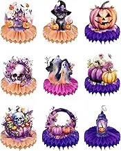 Halloween Centerpieces for Tables,Tabletop Pumpkin Toppers Decor | Decorative Halloween Table Centerpieces for Halloween Parties Decor