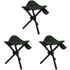 3X Folding Tripod Stool Outdoor Portable Camping Fishing Chair O1H42576