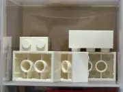 LEGO Parts - White Brick 2 x 3 - No 3002 - QTY 5