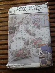 Simplicity 8470 Pattern Marjorie Puckett Pillows Uncut