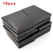 10PC Black Dust Covers For Nintendo NES Game Cartridge Sleeves Cases Plain Lot