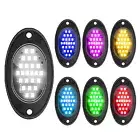 4Pcs Led Rock Lights Waterproof Led Truck Lights Pod Lights For Trucks RGB Rock