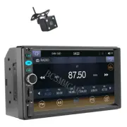 Car Stereo Radio Double 2 Din MP5 Video Player Bluetooth USB AUX W/4LED Camera (for: Porsche)