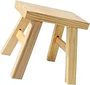 Step Stool Boys and Girls Kitchen Stool Wooden Toddler Stool Non-Slip Design for Safety for Bathroom Changing Shoes