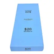 Rolled Coin Storage Box for Nickel, Blue by Guardhouse