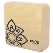 Kandu Clever Shaker: Dual-Sound Drum with Clave & Bongo Tones - Natural