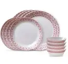 NEW Corelle Everyday Expressions 12-Pc Dinnerware Set, Service for 4, Durable