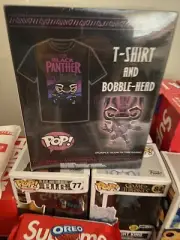 Black Panther GITD Target Exclusive Pop Tee Bundle SIZE L