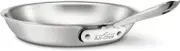 All-Clad BD55112 D5 Brushed 18/10 Stainless Steel 5-Ply Bonded Dishwasher Safe Fry Pan Saute Pan Cookware, 12-Inch, Silver