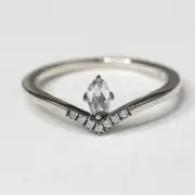NEW AUTHENTIC PANDORA RING CLASSIC WISH Size 7/54 With SUEDE POUCH 197790CZ