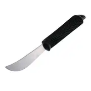 Stainless Steel Rocker Knife w/ Hand Strap