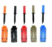 Mini Portable Necklace Knife Pocket Fixed Blade Survival Camping EDC Tool Sheath