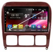 S CLASS W220 GPS ANDROID AUTO WIRELESS APPLE CARPLAY CAMERA HEAD UNIT NEW MAPS