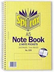Spirax 570 Notebook Pocket A5 Houndstooth SRT
