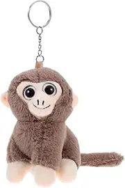 WEKAMOS Plush Pendant Key Holder Plush Bag Pendant Animal Charm Decor Stuffed Monkeys for Stuffed Animal Monkey Handbag Keyring Backpack Purse Pendent Pp Cotton