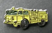 FIRE ENGINE FIREFIGHTER FIGHTER SUB PUMP YELLOW TRUCK PIN 3/4 inch