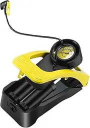 Foot Pump,Lightweight Bike Tire Pump with Pressure Gauge - Multifunctional Inflatable Tool for Basketballs, Footballs, Air Mattresses, Swimming Pools