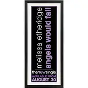 Melissa Etheridge - Angels Would Fall Daybill Poster Framed
