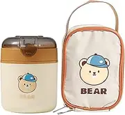 Leak Proof Soup Container | Kids Thermal Food Container | Leakproof Food Jar | Insulated Breakfast Cup with Bag and Tableware, Stainless Steel Lunch Jar, Leakproof Hot & Cold Food Container f