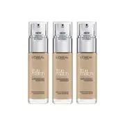 3 x L'Oreal Paris True Match Super Blendable Liquid Foundation 30mL - 2.N Vanilla