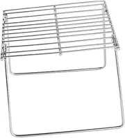 NOLITOY Portable BBQ Grill Stainless Steel Folding Mini BBQ Easy Assembly Outdoor Barbecue Rack for Camping