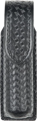 Safariland Duty Gear Bianchi 38-4HS: Mace Holdertop Flap, Basket Weave, Black