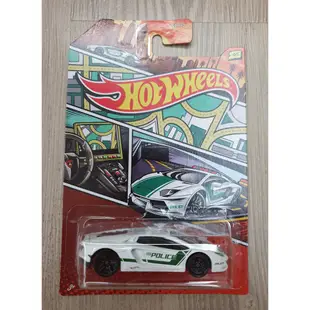 【V8小車庫】Hot Wheels 風火輪 動畫版 警車 藍寶堅尼 LP 700 現貨