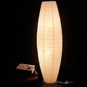 NIEH Contemporary Floor Lamp, Standing Lamp with White Lamp Shade and Metal Bracket, Ideal Decor for Home, Living Room, Bedroom (Size : 1pc)