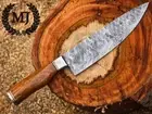 Custom Handmade Damascus, Kitchen Knife, Cooking Knife, Chef Knife, With Sheath,